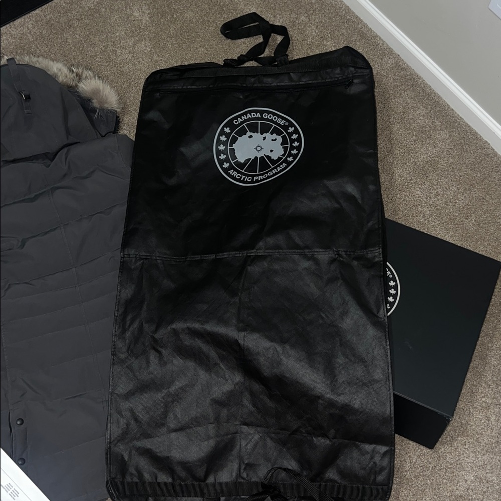 Canada Goose Women's Grey Puffer with Fur Trim - Picture 13 of 15